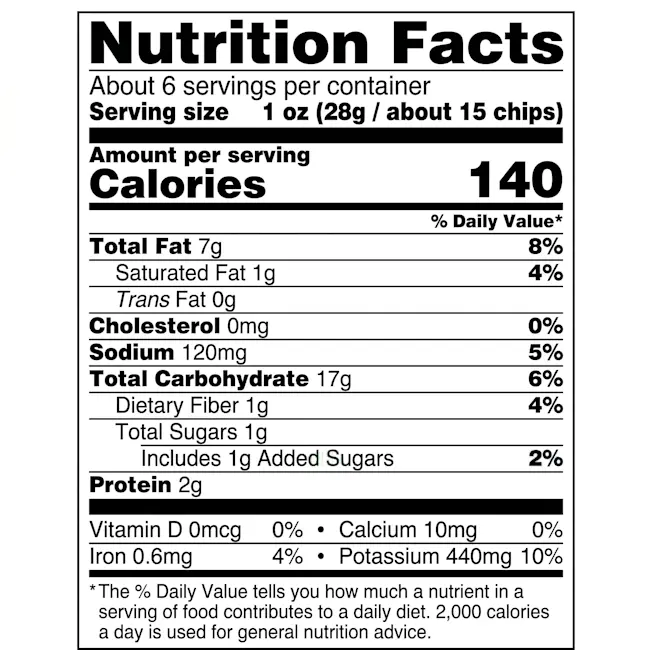 9652 - Siete Chips Potato Chptle Bbq - NFT