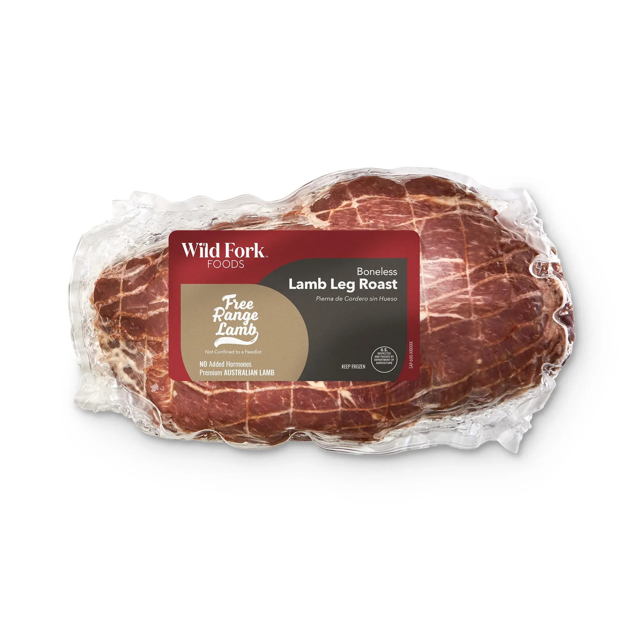 5203 WF Packaged Boneless Lamb Leg Roast Specialty Meats