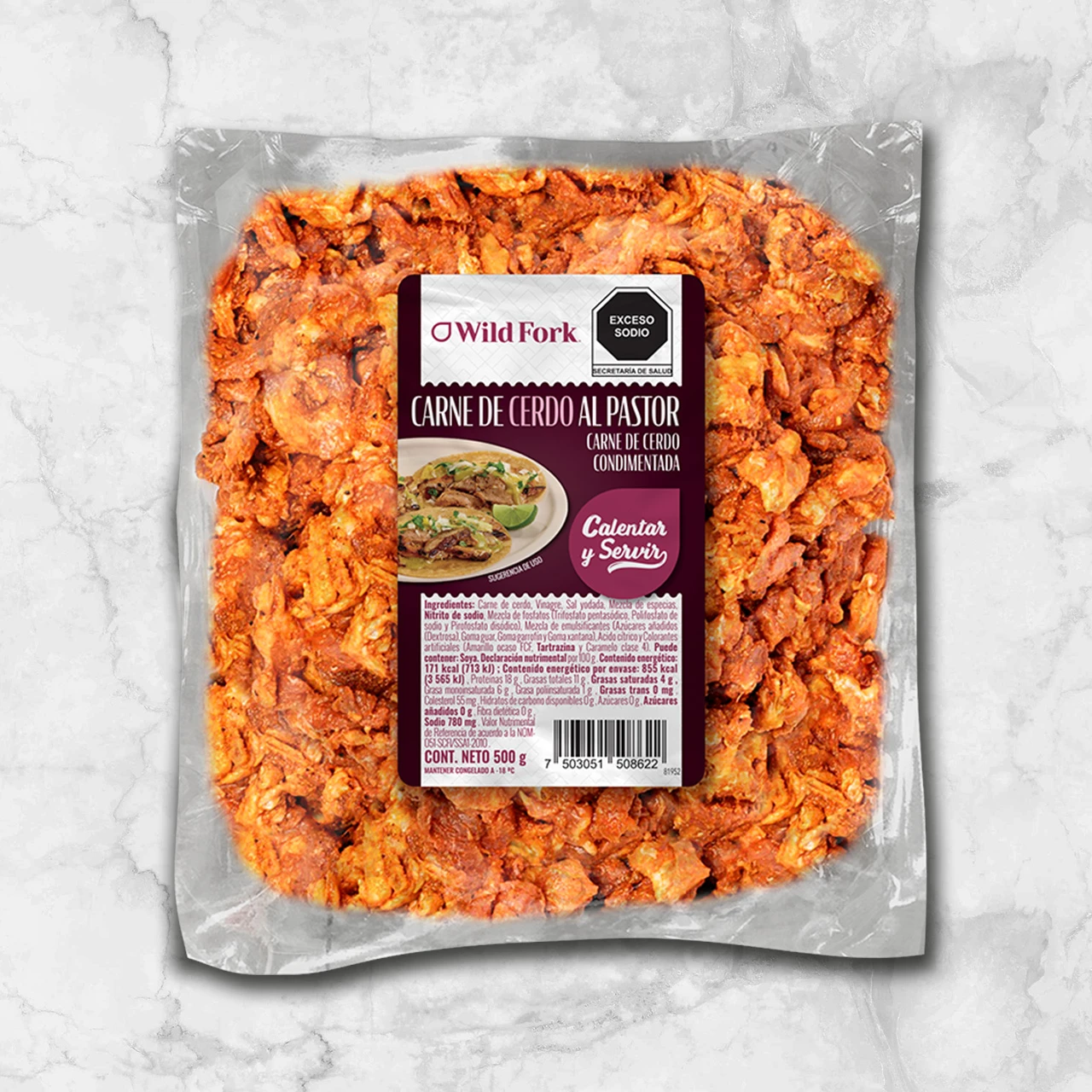 81952 WFMEx Packaged CARNE DE CERDO AL PASTOR Cerdo