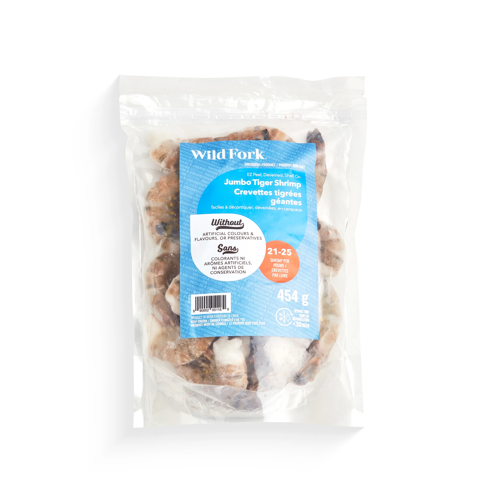 WFC 5118 Seafood Shrimp Tiger 21 25 Jumbo PD