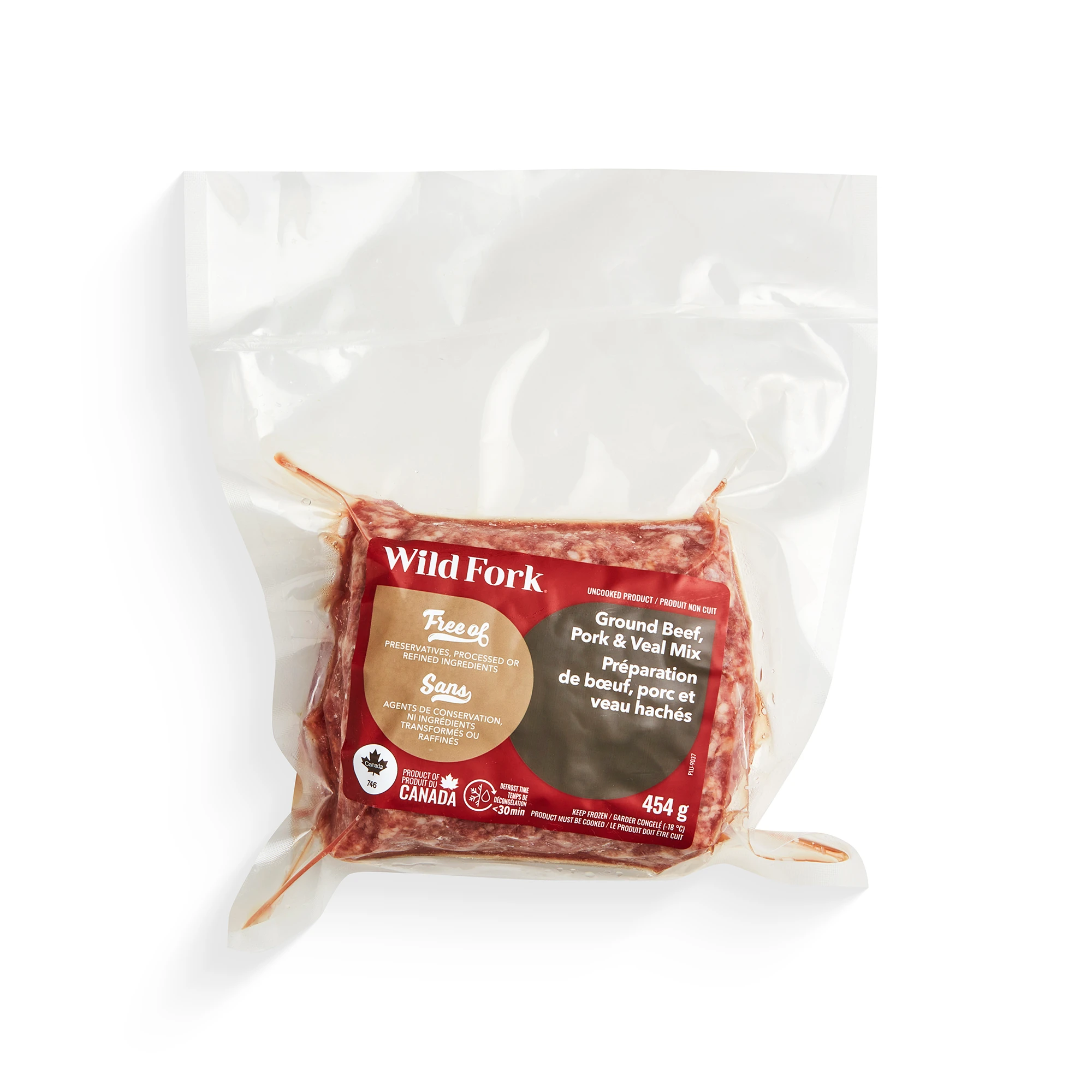 WFC 9037 Grounds GroundBeef Pork Veal Mix PD