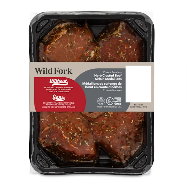 WFC 6405 Beef Steak SirloinMedallions HerbCrusted Product