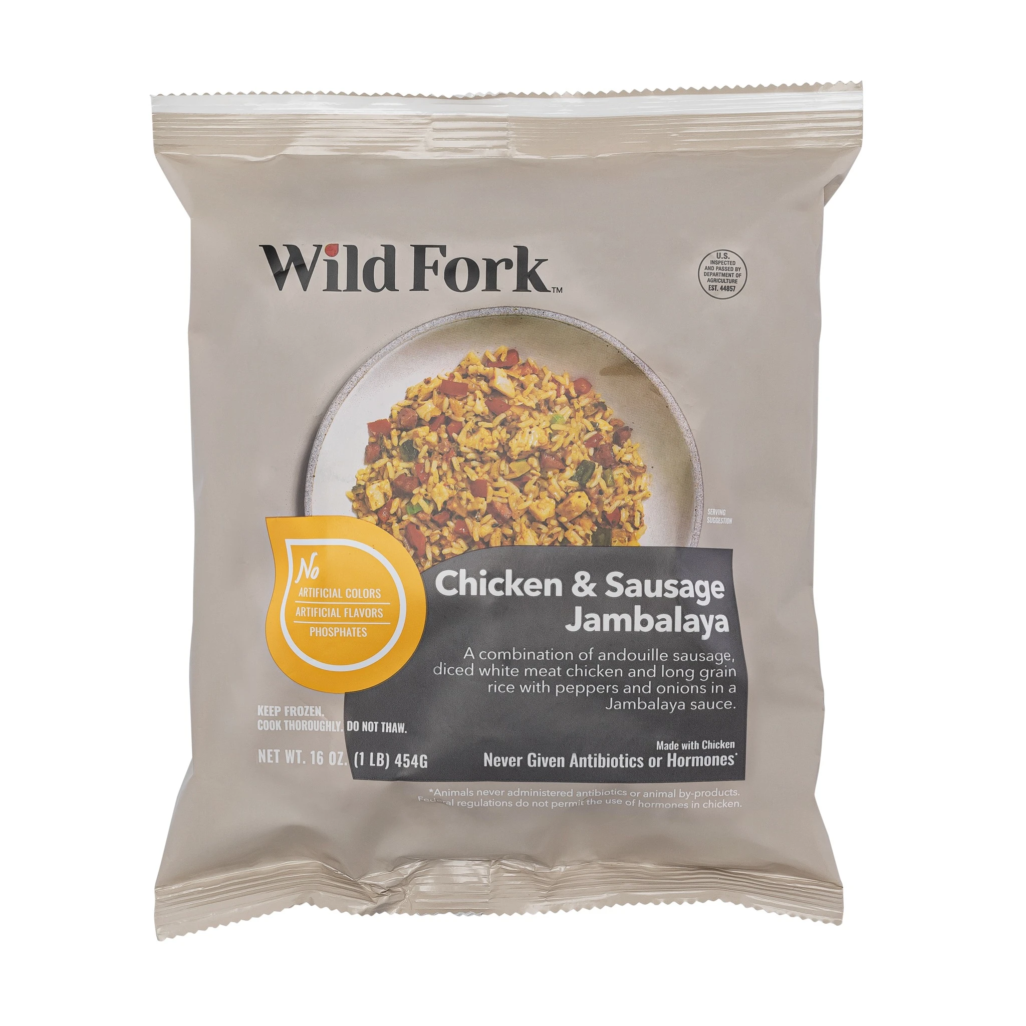 8048 WF PACKAGED Chicken & Sausage Jambalaya 037 READYMEALS