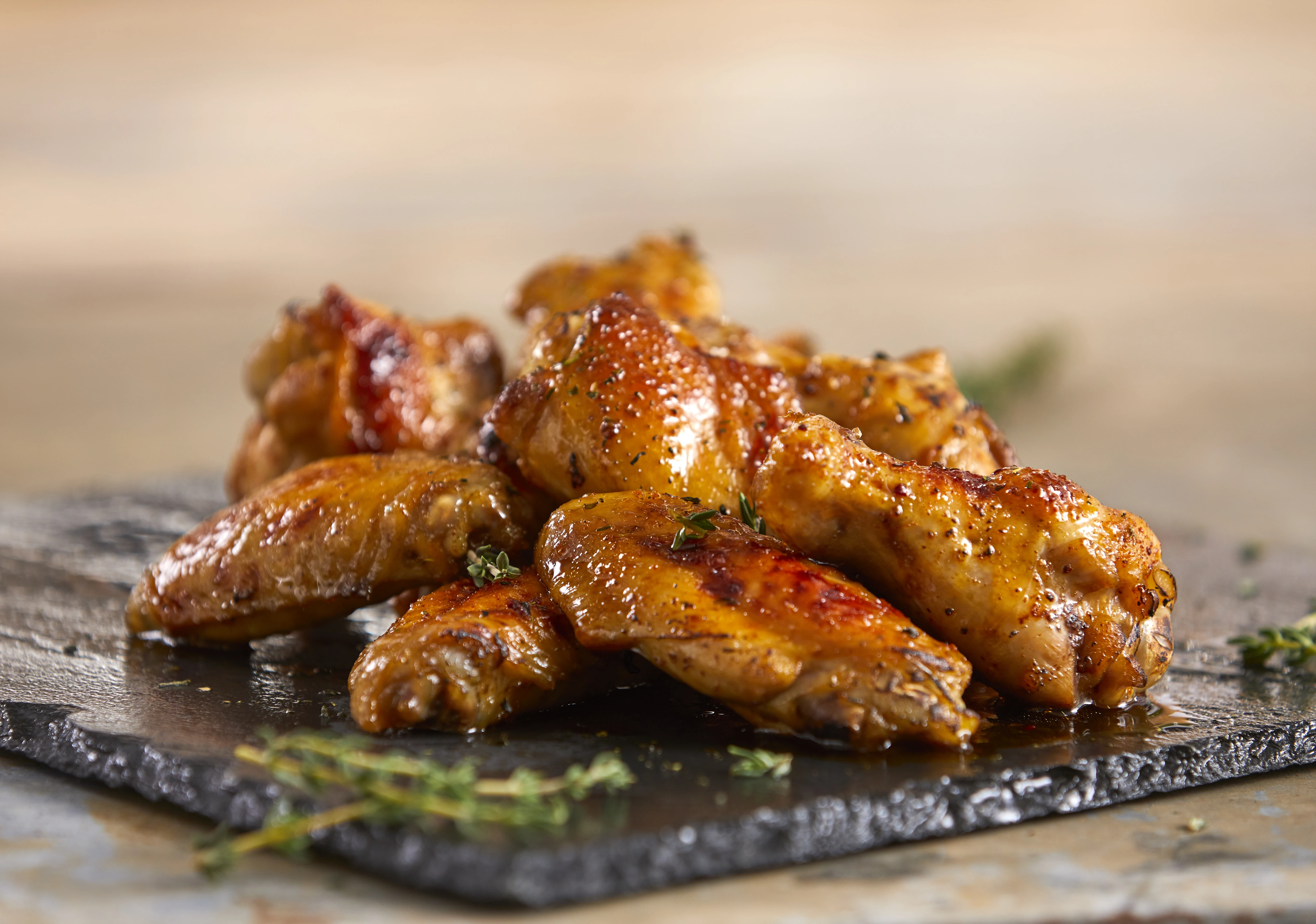 4208 WF PLATED Chicken Wings Green Tea Garlic Poultry