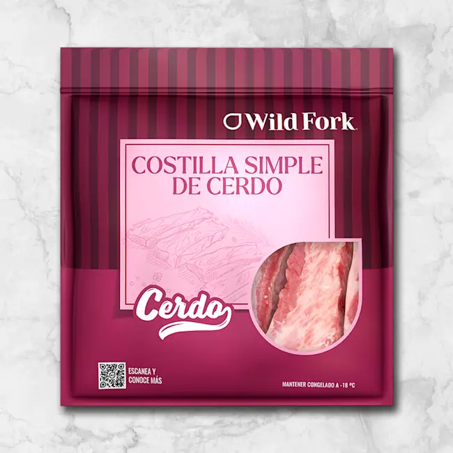 81435 WFMex Packaged COSTILLA SIMPLE DE CERDO Cerdo