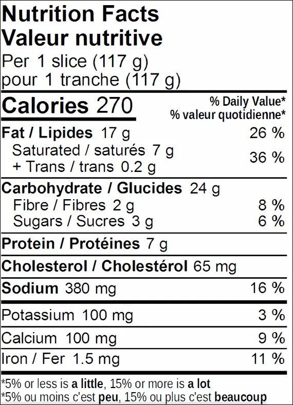 2561 - Quiche Broccoli Cheddar 8 - NFT