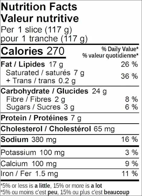 2561 - Quiche Broccoli Cheddar 8 - NFT