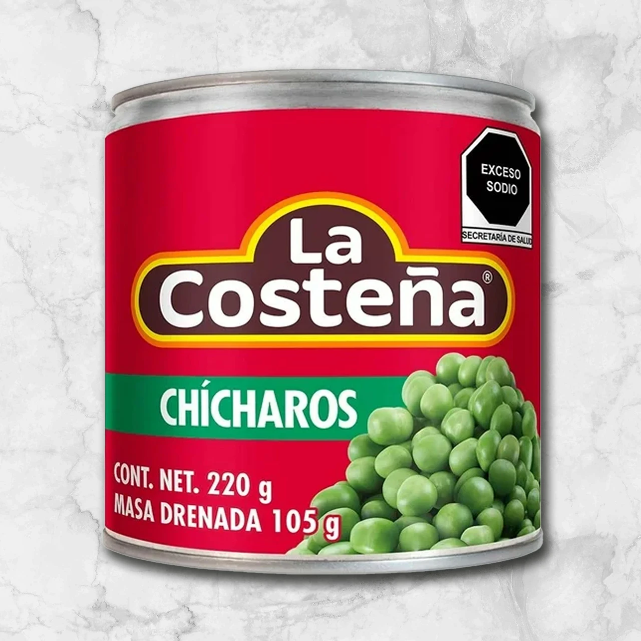 82129 WFMEX Packaged LA COSTEÑA CHICHAROS 24 220 G Secos