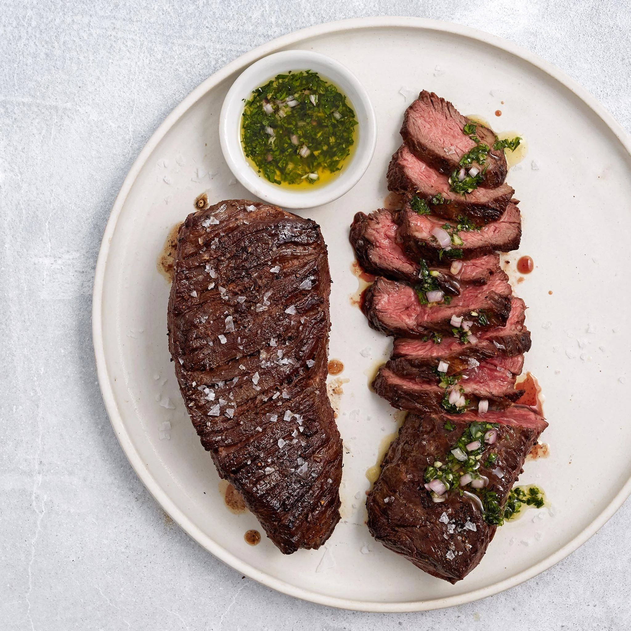 1206 WF PLATED USDA Choice Black Angus Beef Flap Meat Steak BEEF