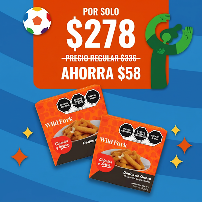 Kit dedos de queso Mundial Q1