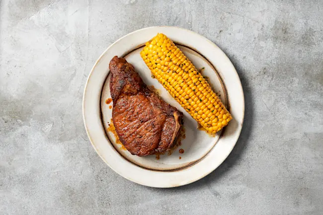 3405 PLATED Pork Bone-In Berkshire Thick NY Chop