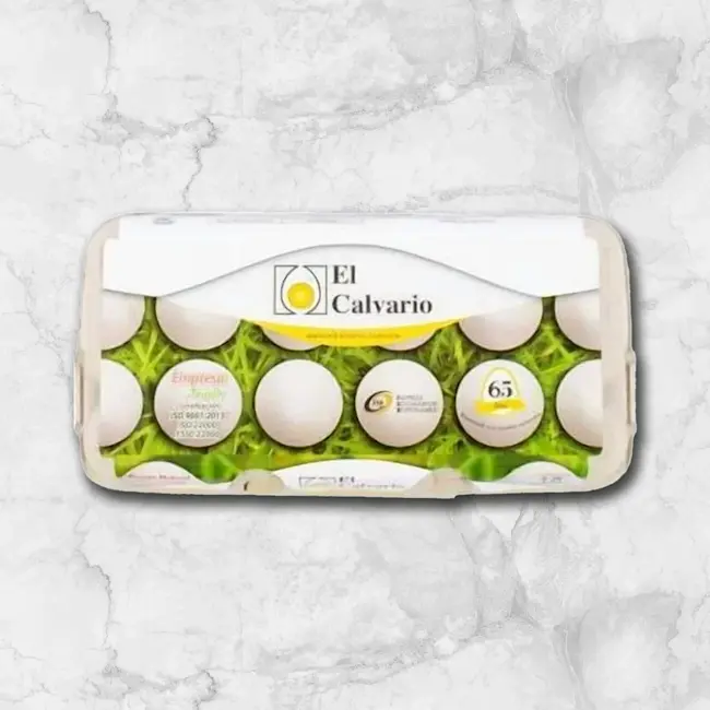 82234 WFMex PAckaged HUEVO BLANCO DIECIOCHONERO CALVARIO Pollo