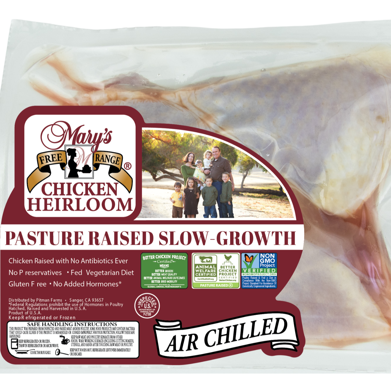 4607 PACKAGE Pasture Raised Chicken Drumsticks