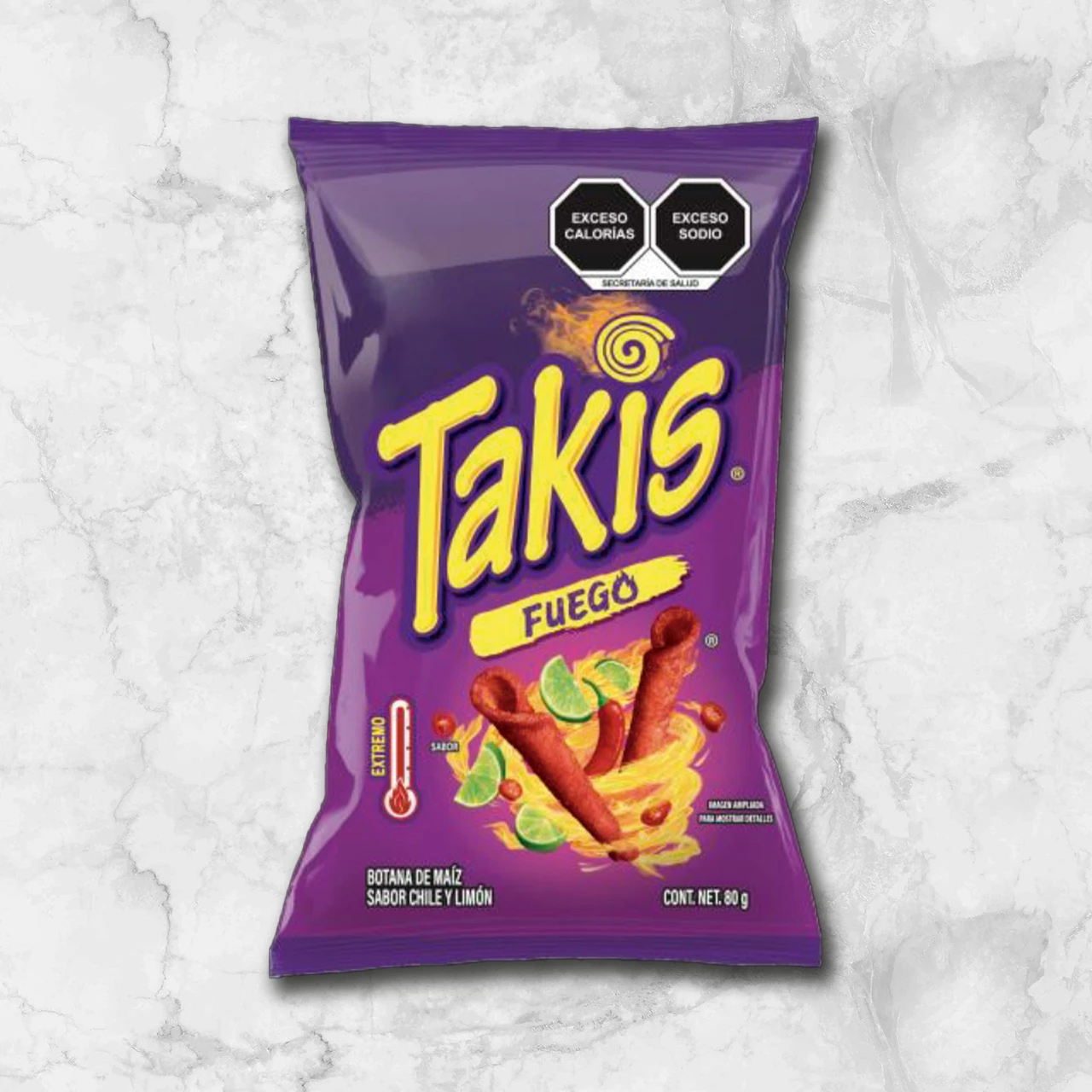 82373 WFMex Packaged BARCEL TAKIS FUEGO 80G Abarrotes