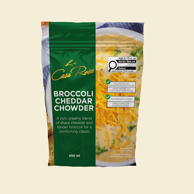 Soup, Broccoli Ched Chowder 650mL - LCR