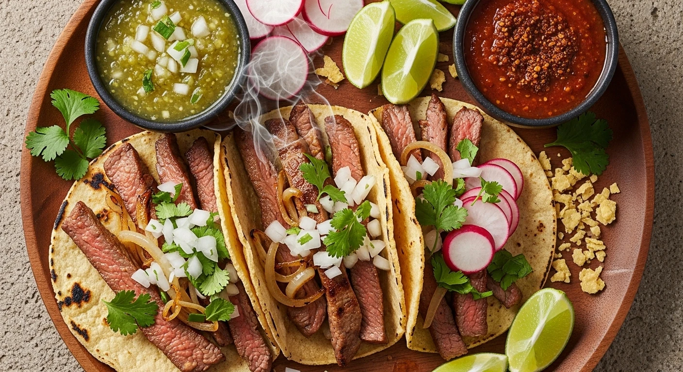 tacos de bistec