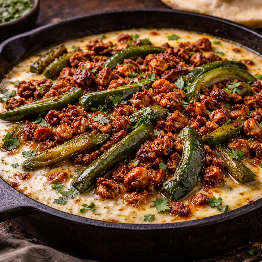 Queso Fundido con Rajas