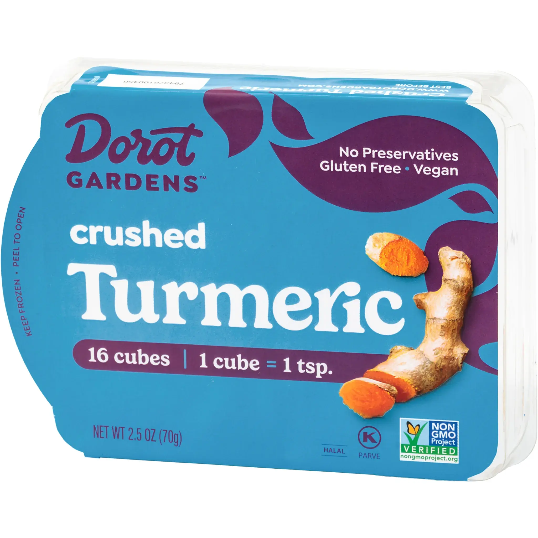 7267 WF PACKAGED FROZEN TUMERIC SPICES