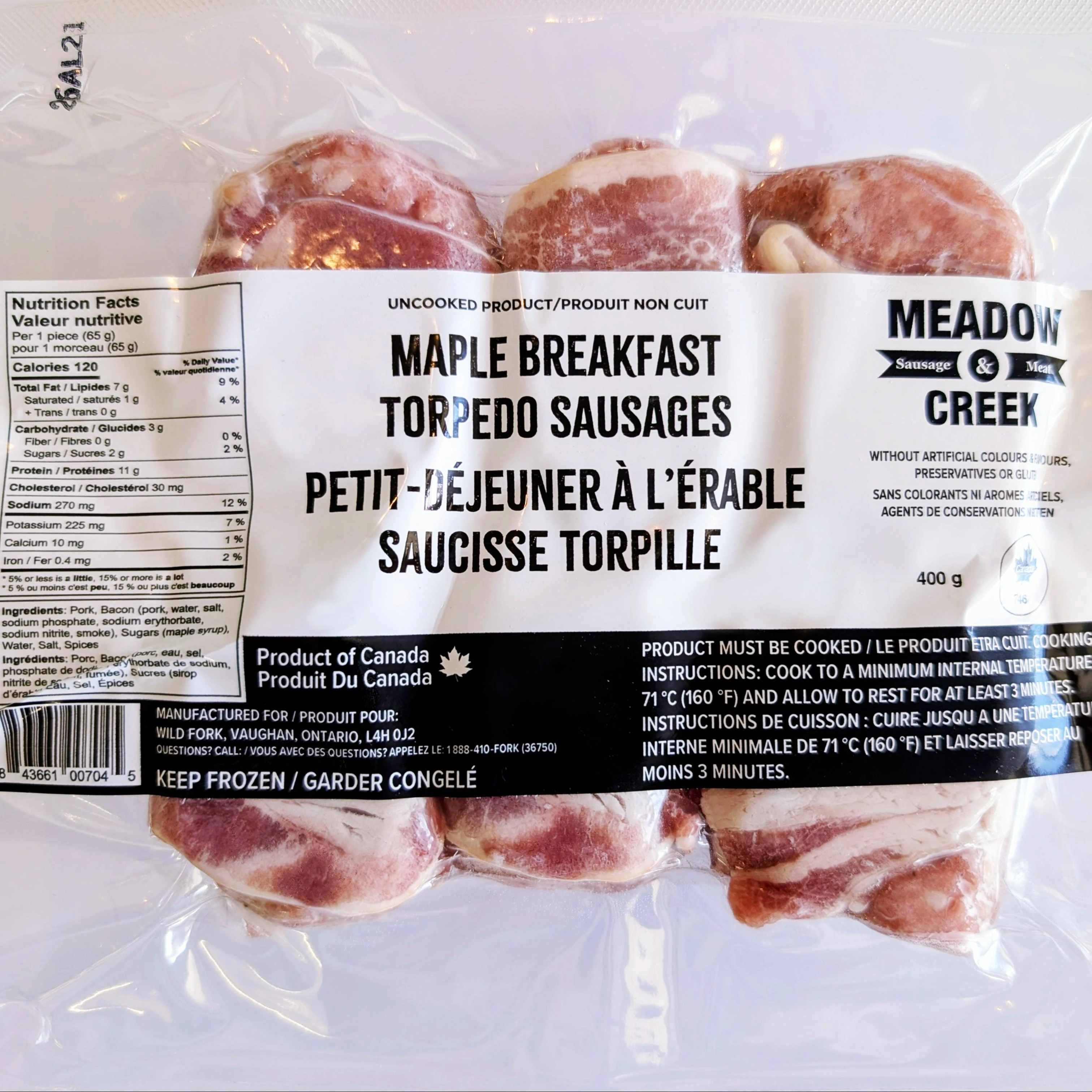 Maple Breakfast Torpedo