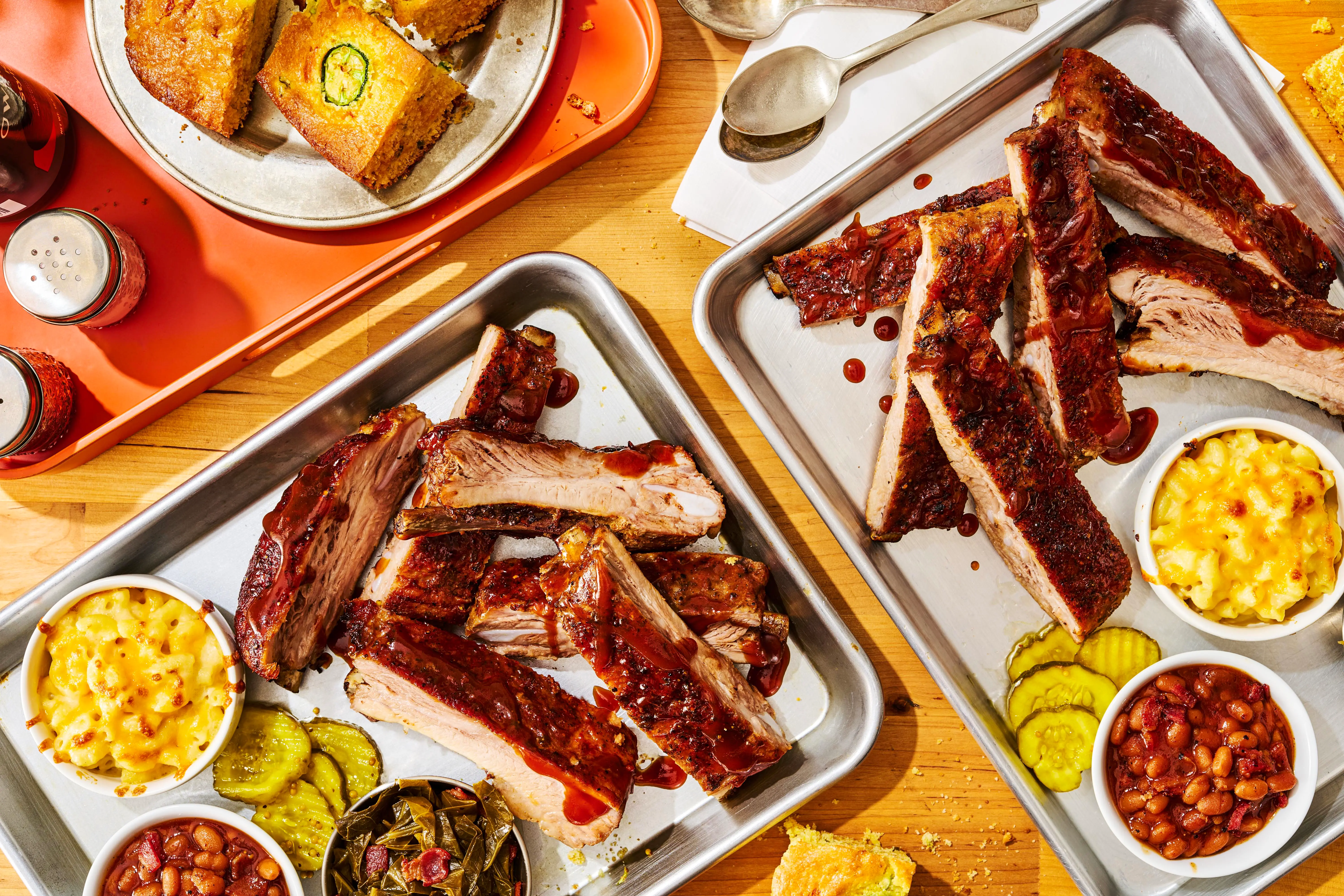 3528 3536 Whiskey Black Pepper St Louis Ribs Cooked 1