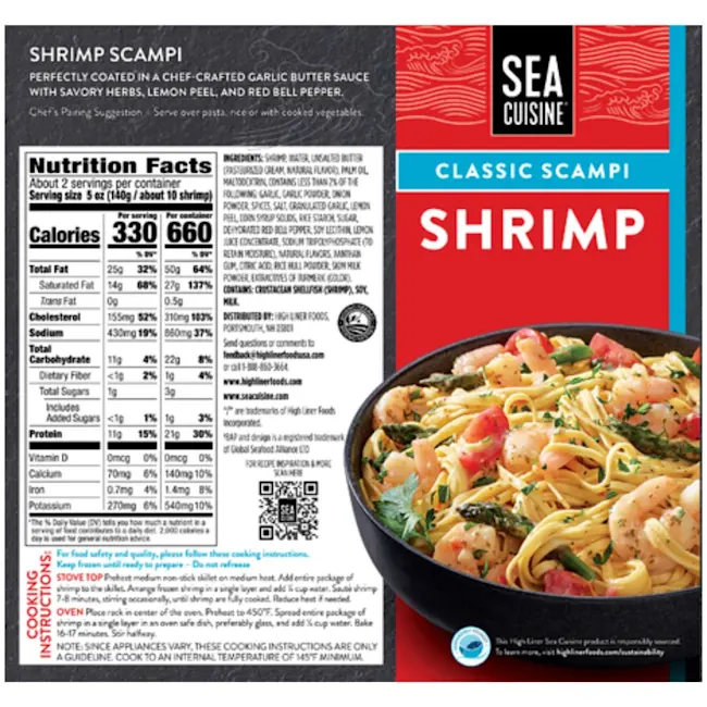 6305 PACKAGED BACK Classic Scampi Shrimp