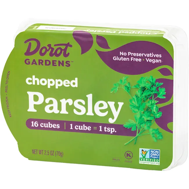 7095 WF PACKAGED Frozen Parsley - Dorot Spices & Dry Goods
