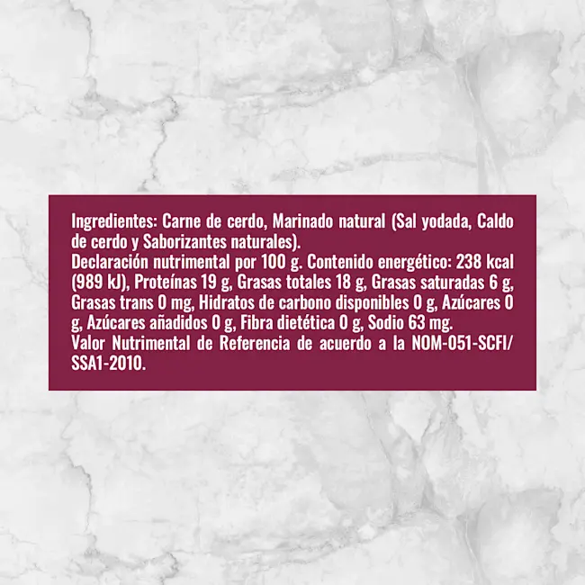 82165 PULPA DE CERDO SIN HUESO EN TROZO Info Nutrimental (1)