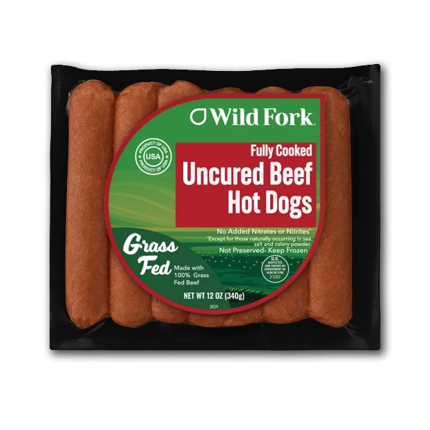 3839 GF Beef Hot Dogs 12oz