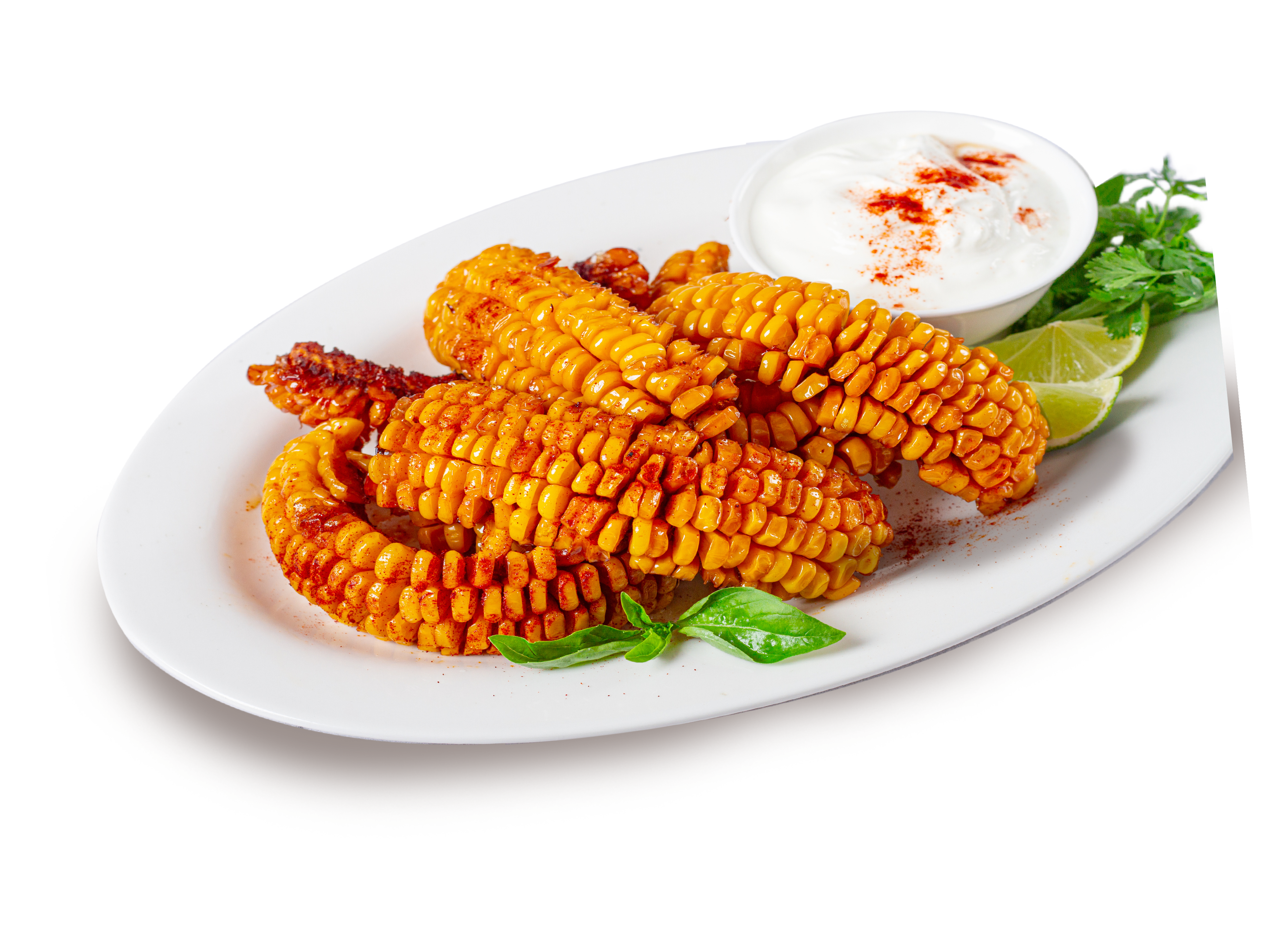 24056 COOKED Corn Ribs w BBQ 500g - TCF