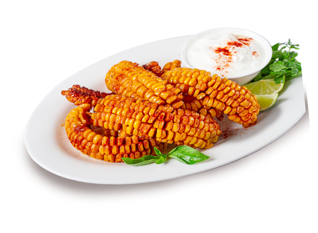 24056 COOKED Corn Ribs w BBQ 500g - TCF