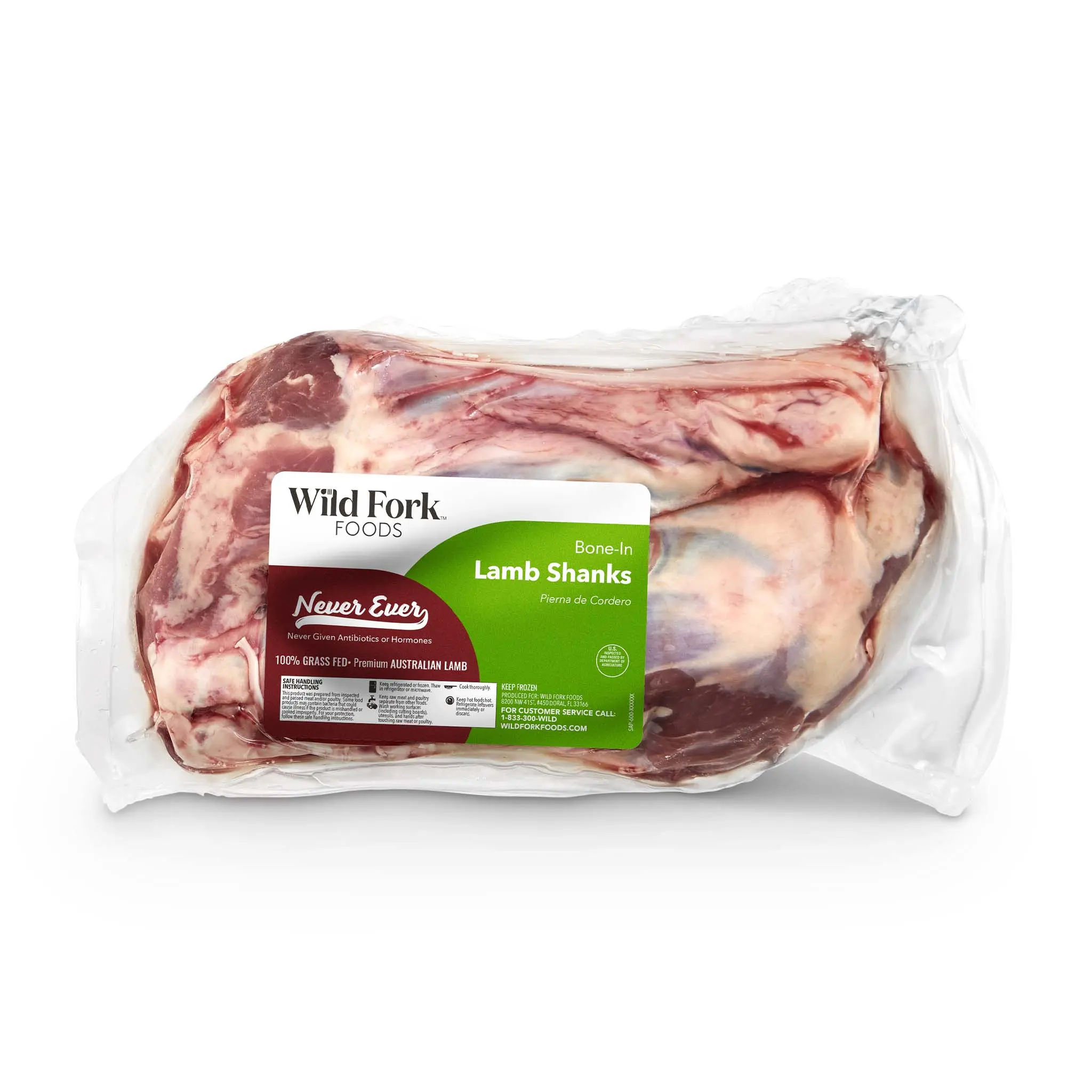 5205 WF PACKAGED Lamb Shanks SPECIALTY MEATS