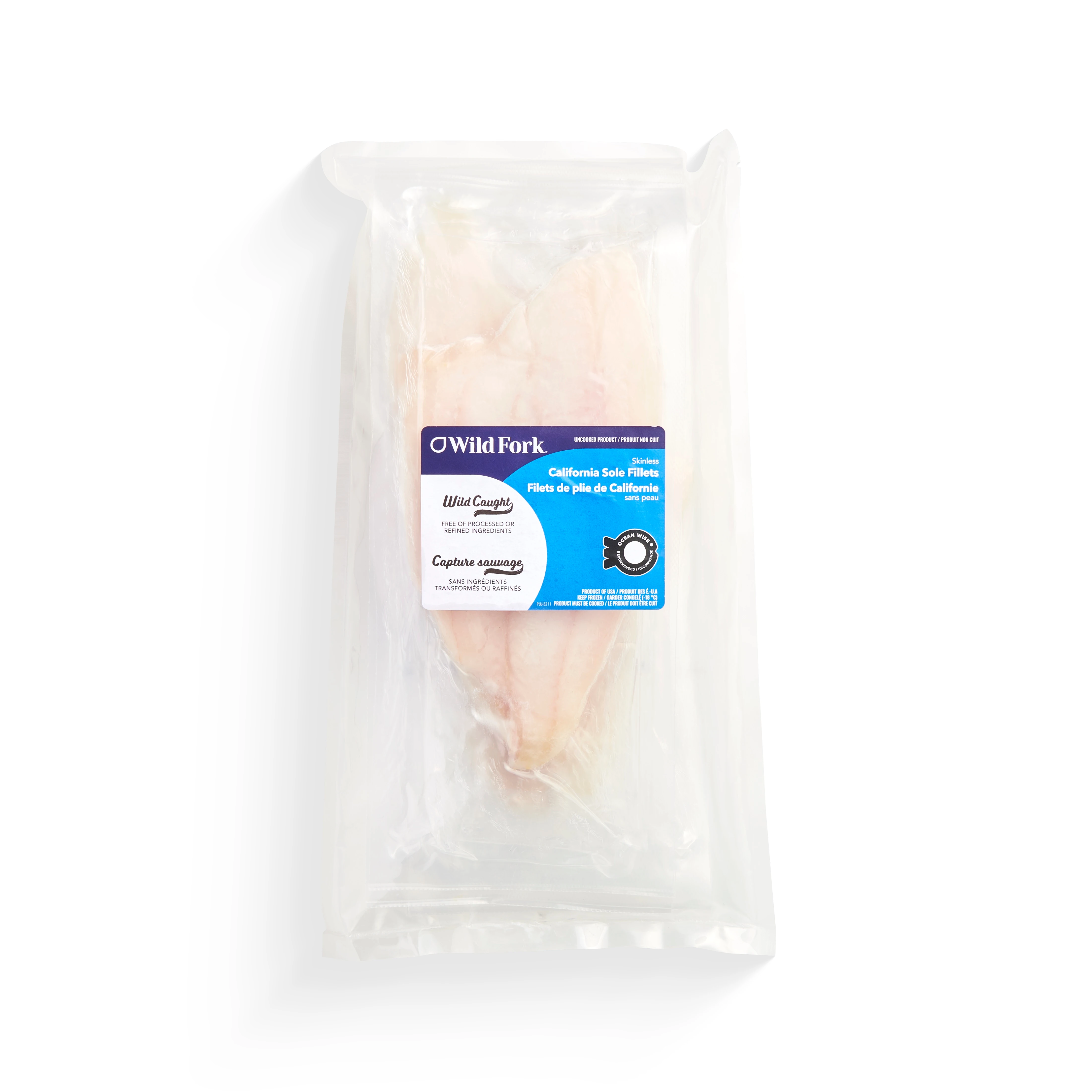 WFC 5211 Seafood California Sole Filets PD
