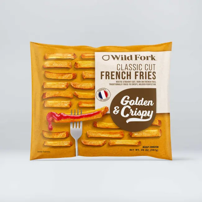 7298 PACKAGE Classic Cut French Fries