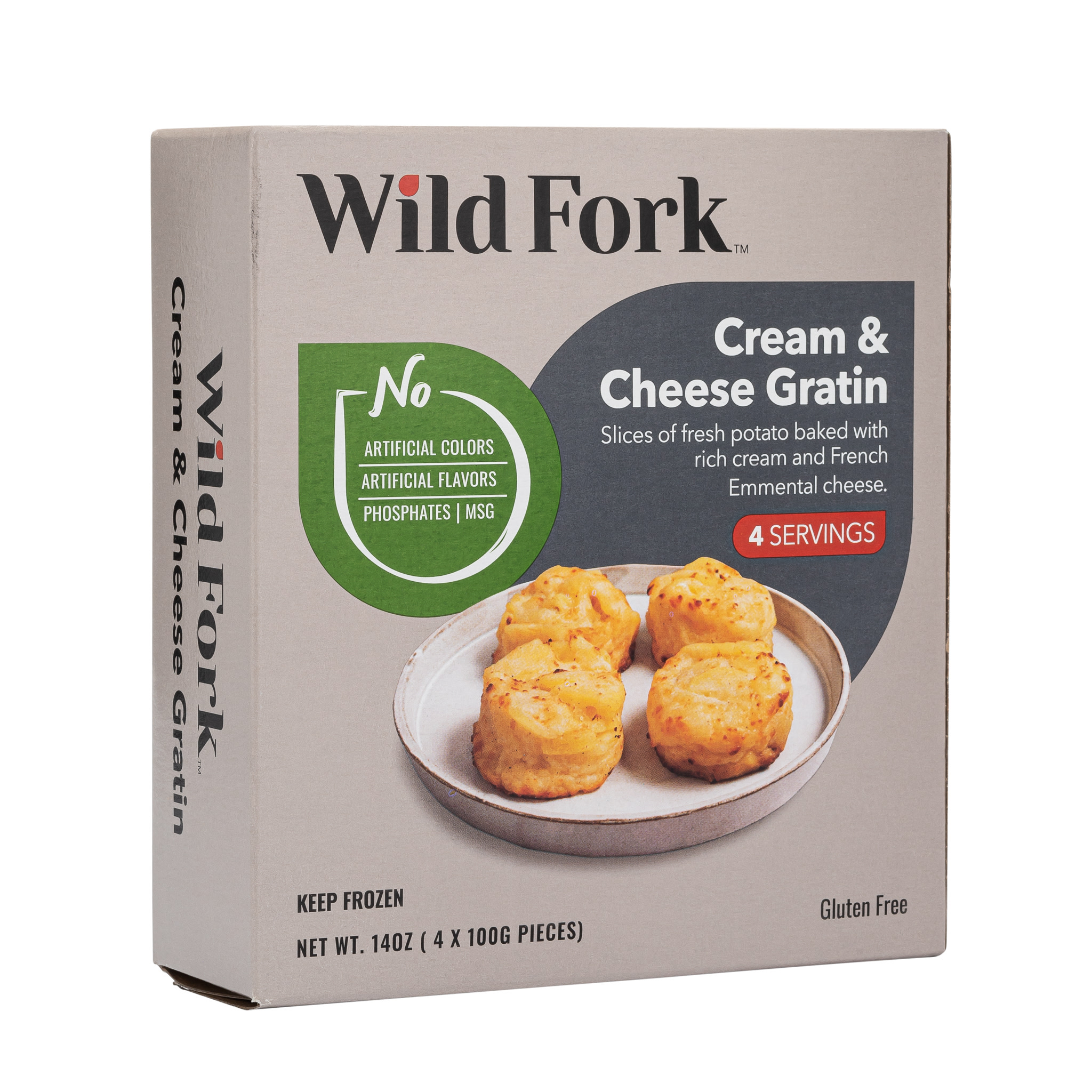 8231 WF PACKAGED CREAM & CHEESE POTATO GRATIN Ready Meals