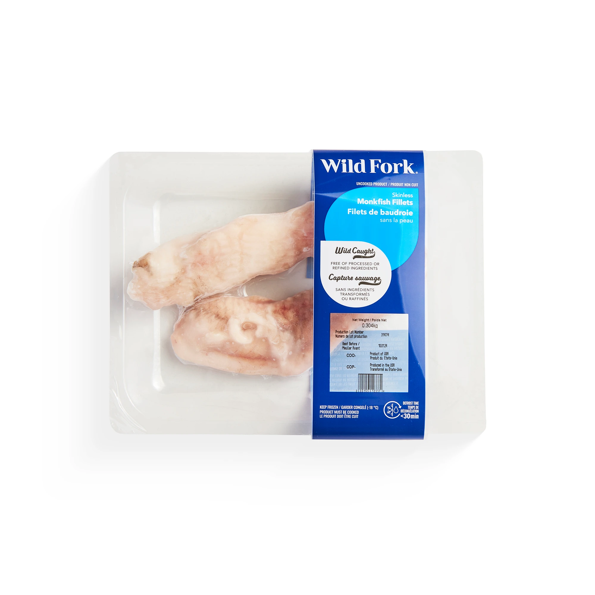 WFC 5153 Seafood Monkfish fillets PD