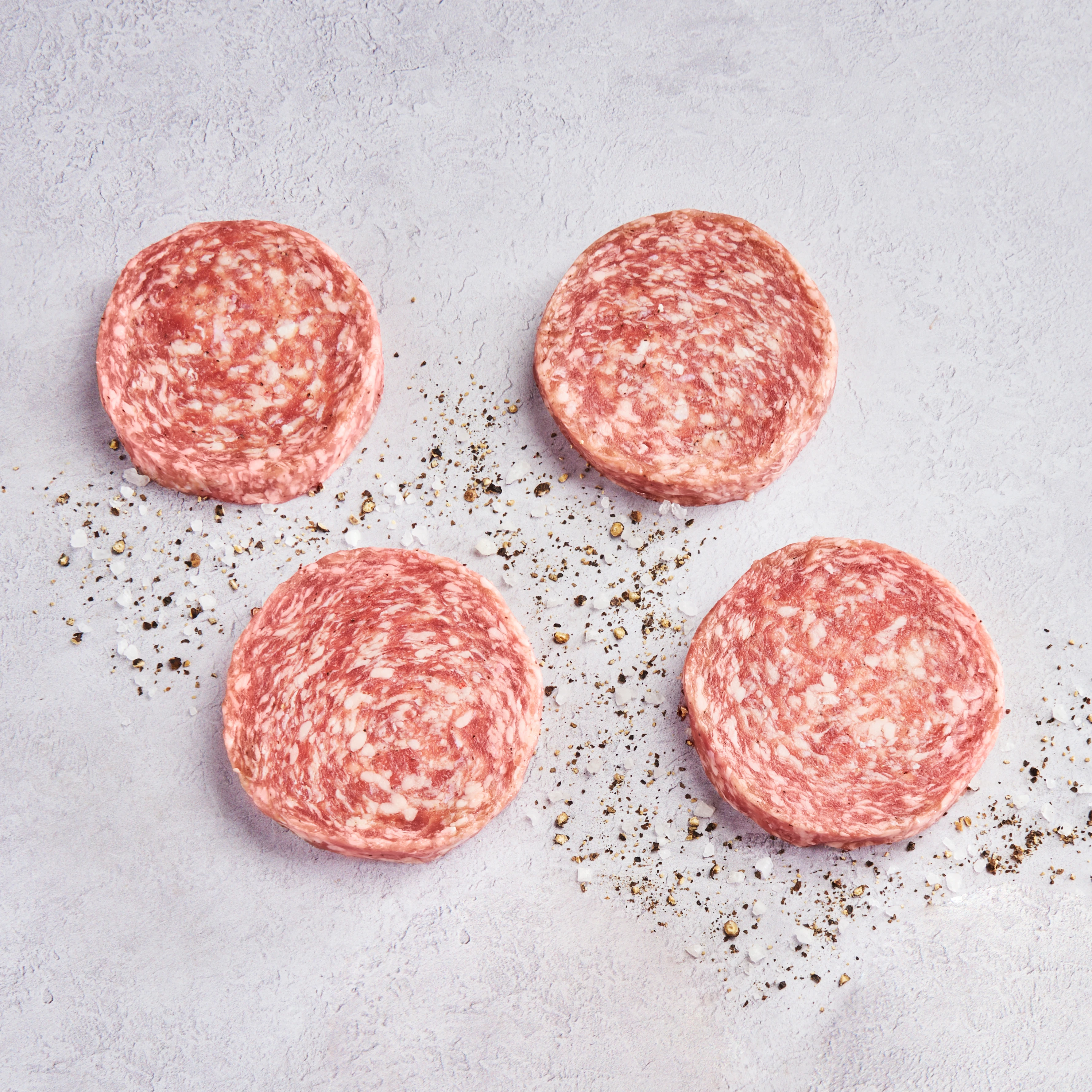 WFC 9065 Grinds Sausage PorkPatties Raw 1x1
