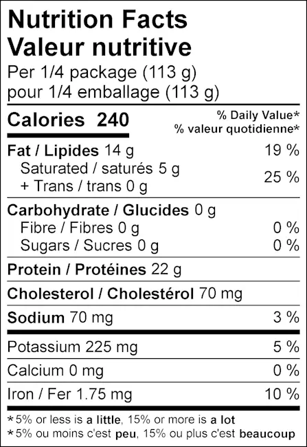 9038 - Lean Ground Veal - NFT