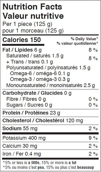 5263 - White Perch Fillets - NFT