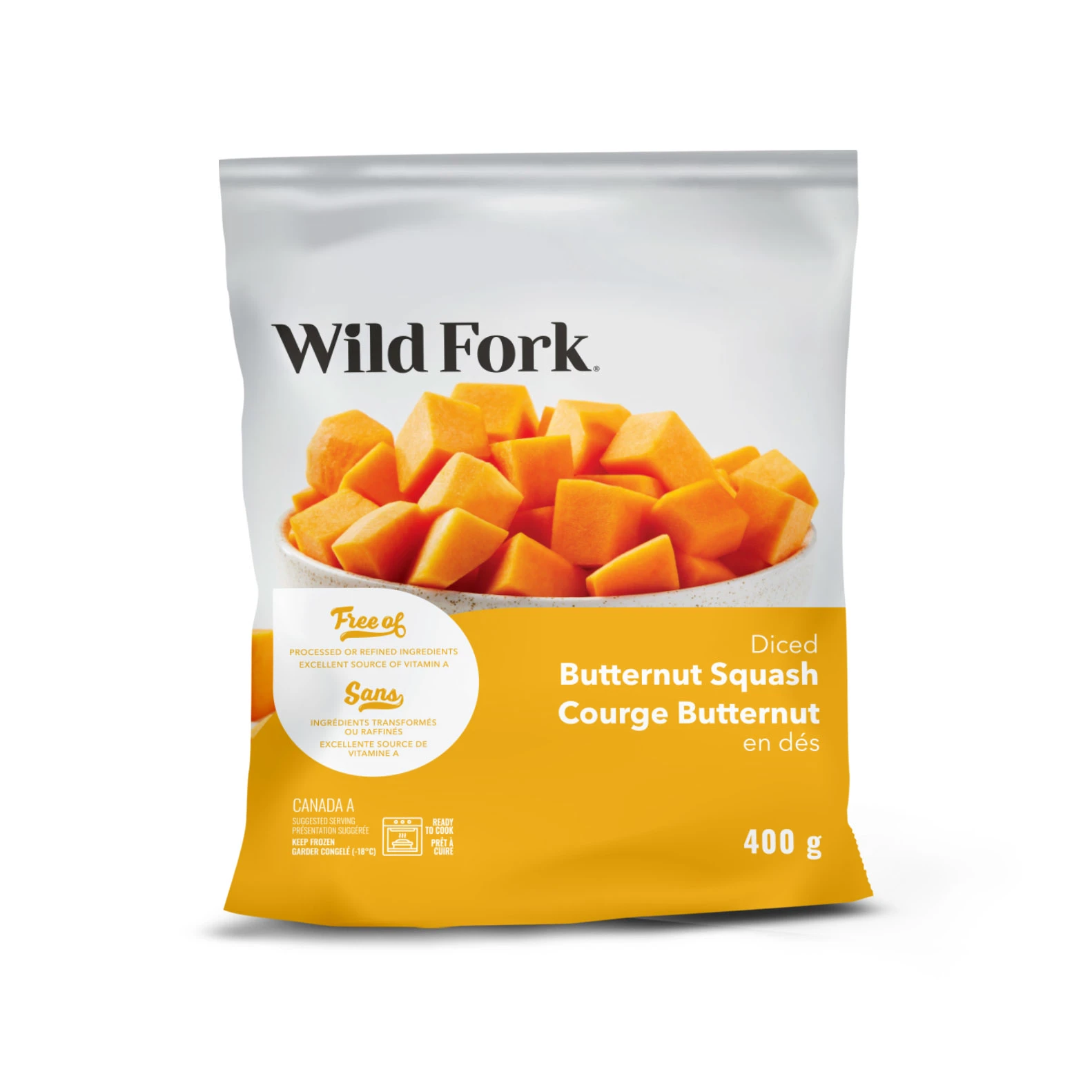 WFC 4021 Produce Squash Diced Product 1x1