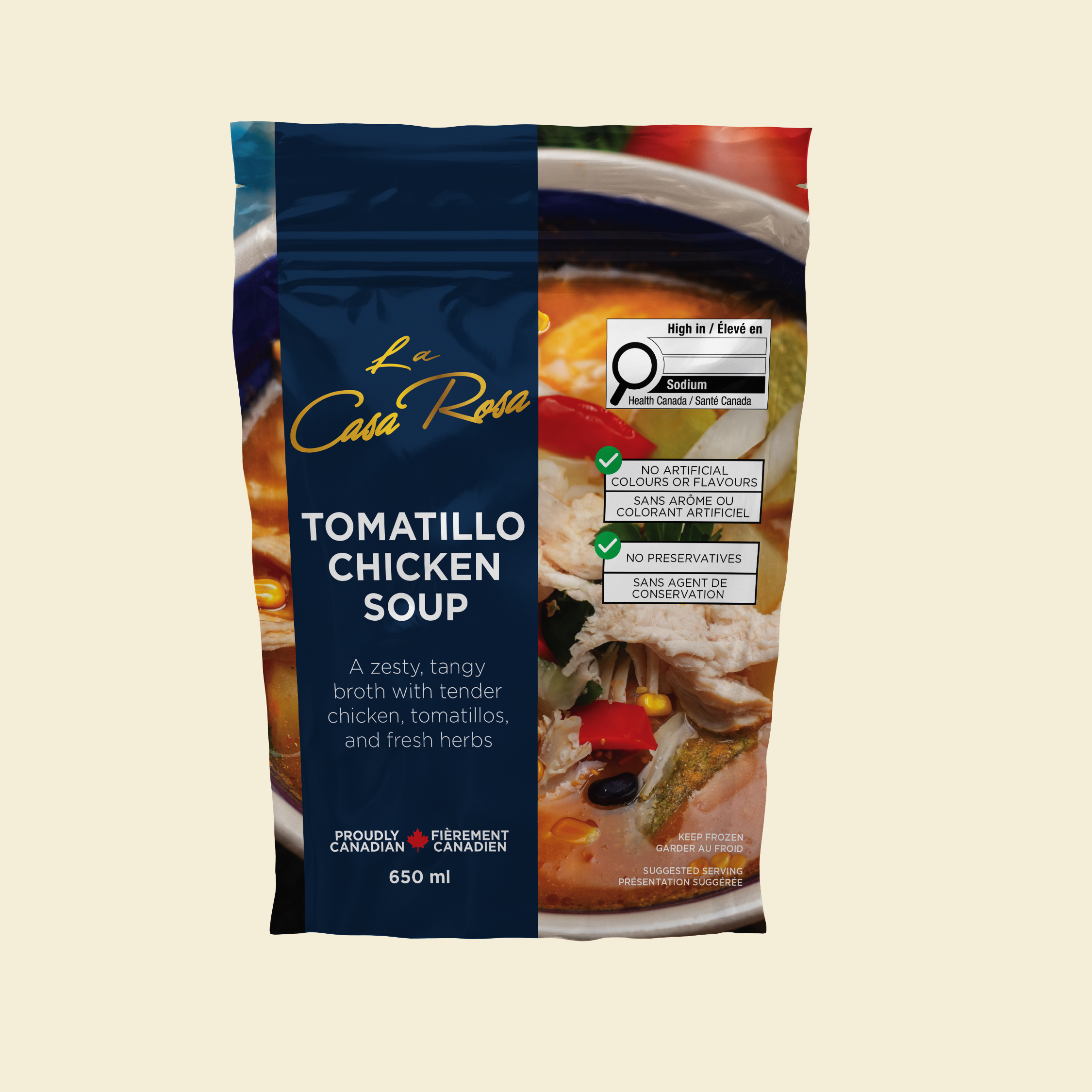Soup, Tomatillo Chicken 650mL - LCR