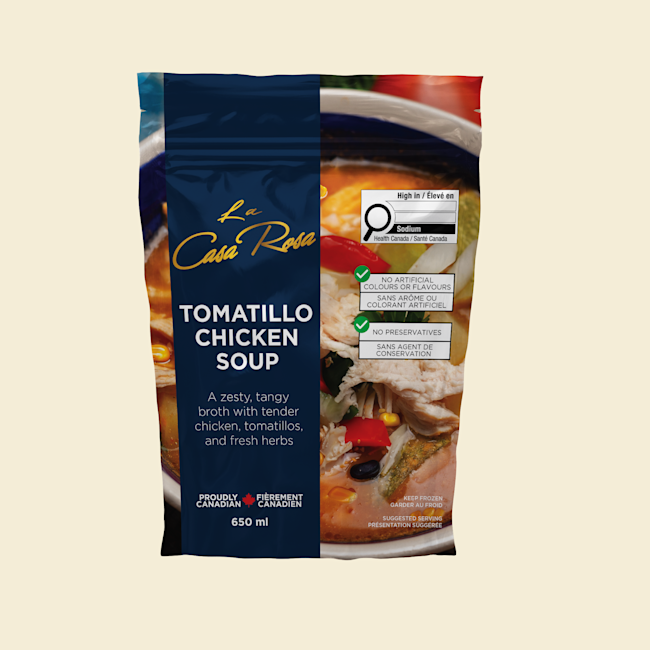 Soup, Tomatillo Chicken 650mL - LCR