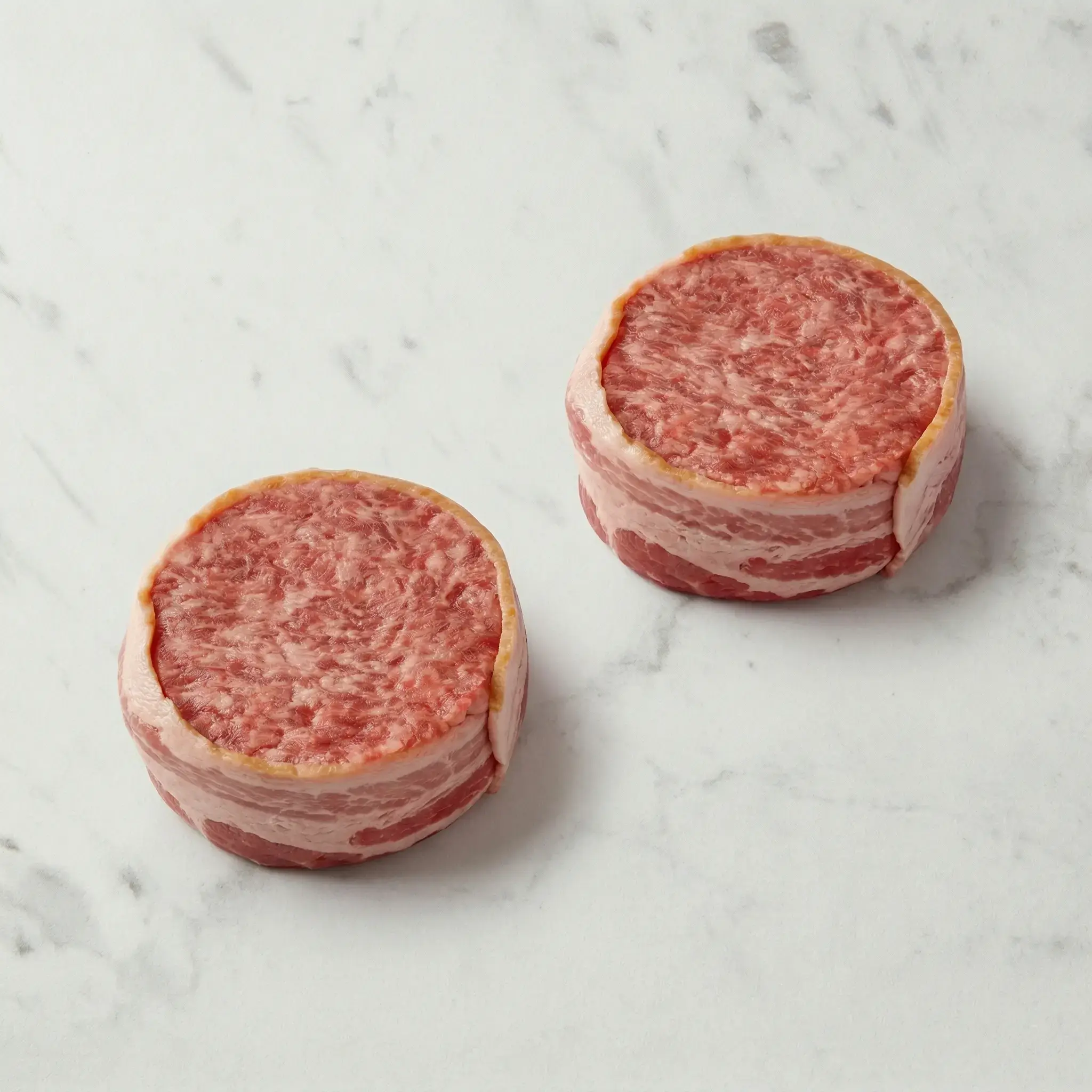 2682 RAW Bacon Wrapped Beef & Pork Pub Slider 