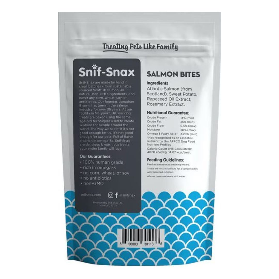 Pet Treats Salmon Bites 4oz | Wild Fork Foods