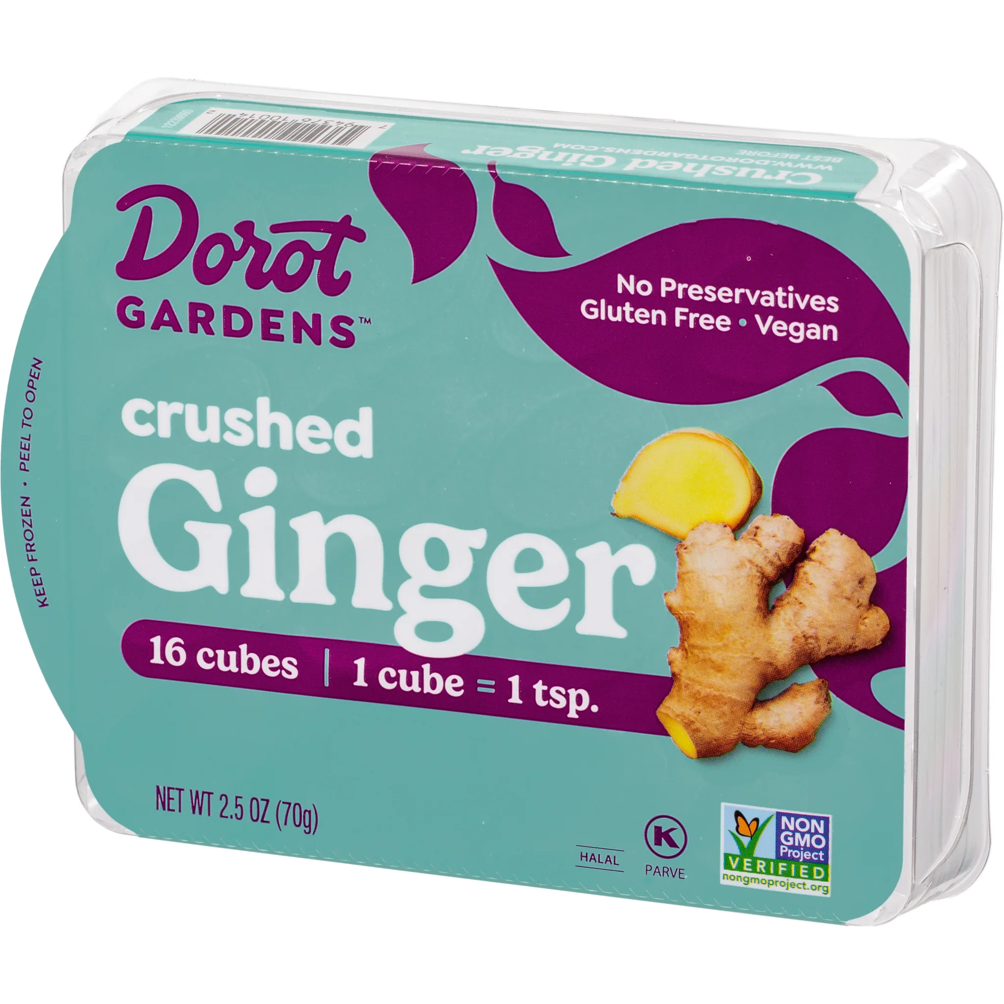 Dorot Frozen Ginger Cubes 2.5oz | Wild Fork