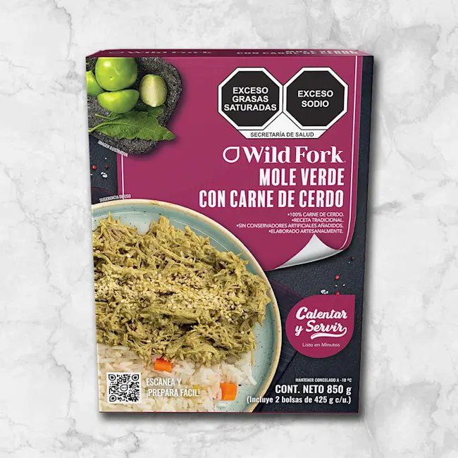 82056 WFMex Packaged MOLE VERDE CON CERDO WF g Platillos Listos