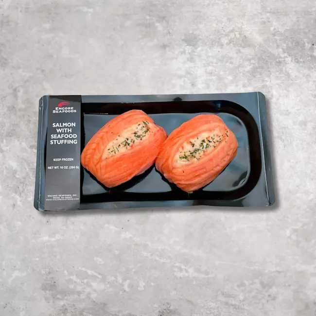6347 PACKAGED Salmon with Seafood Stuffing