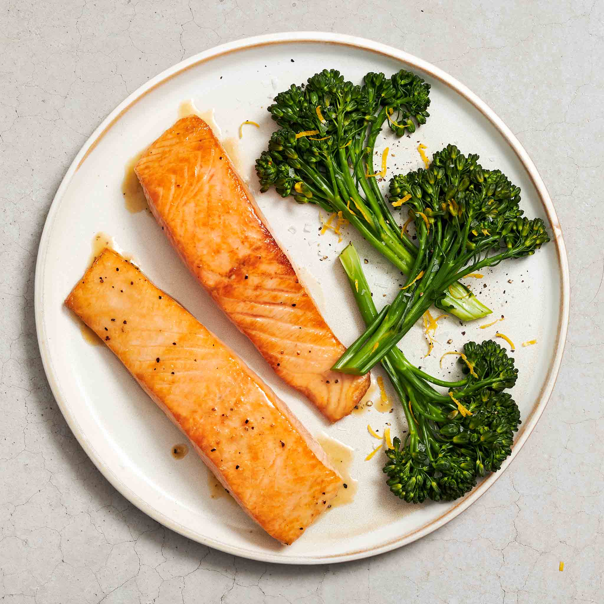 Skinless Atlantic Salmon With Maple Butter