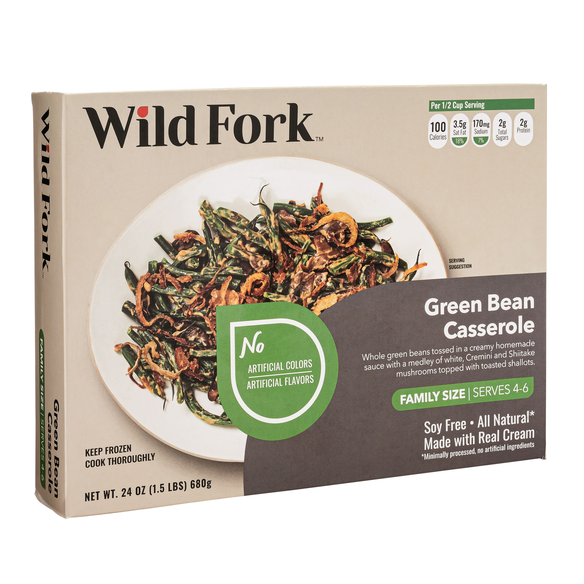 8055 WF PACKAGED Green bean casserole-Family Size Ready Meals
