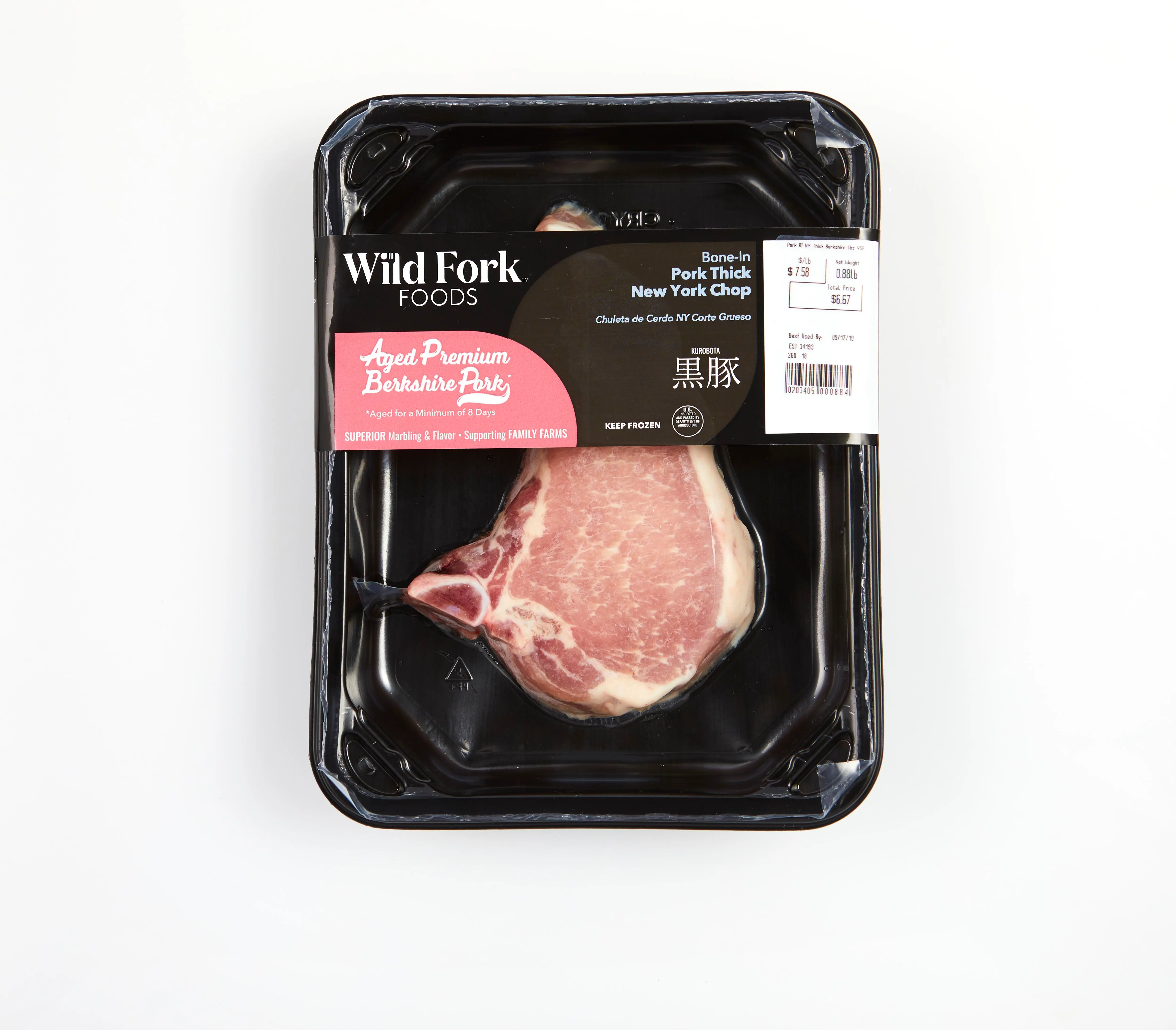 3421 PACKAGE Berkshire Pork NY Chop, Bone-in