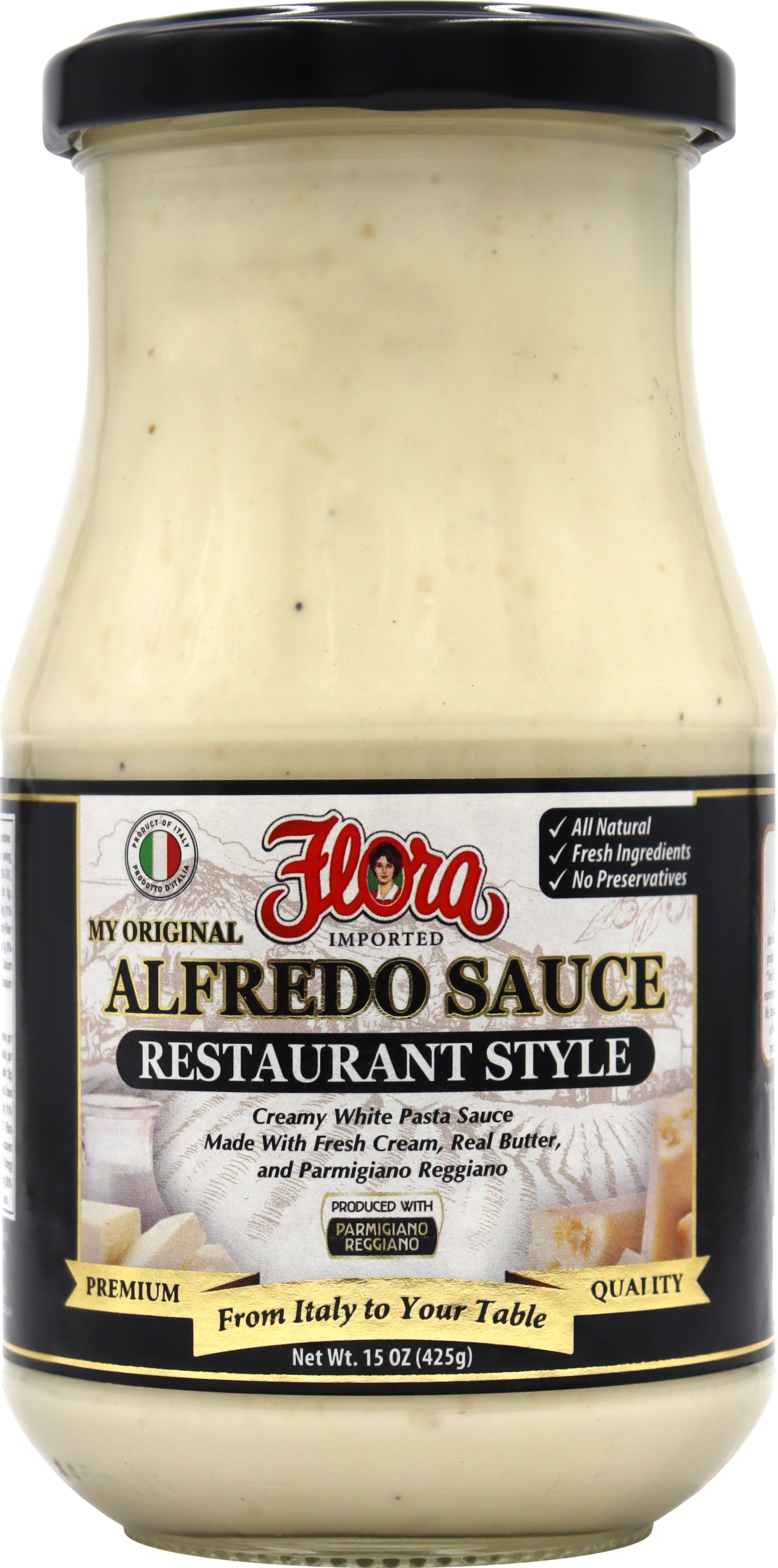 9920 ARTWORK Flora Alfredo Sauce